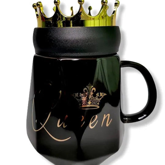 King & Queen Couple Mugs Set