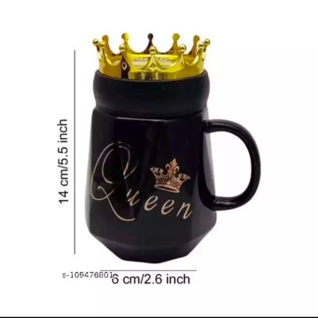 King & Queen Couple Mugs Set