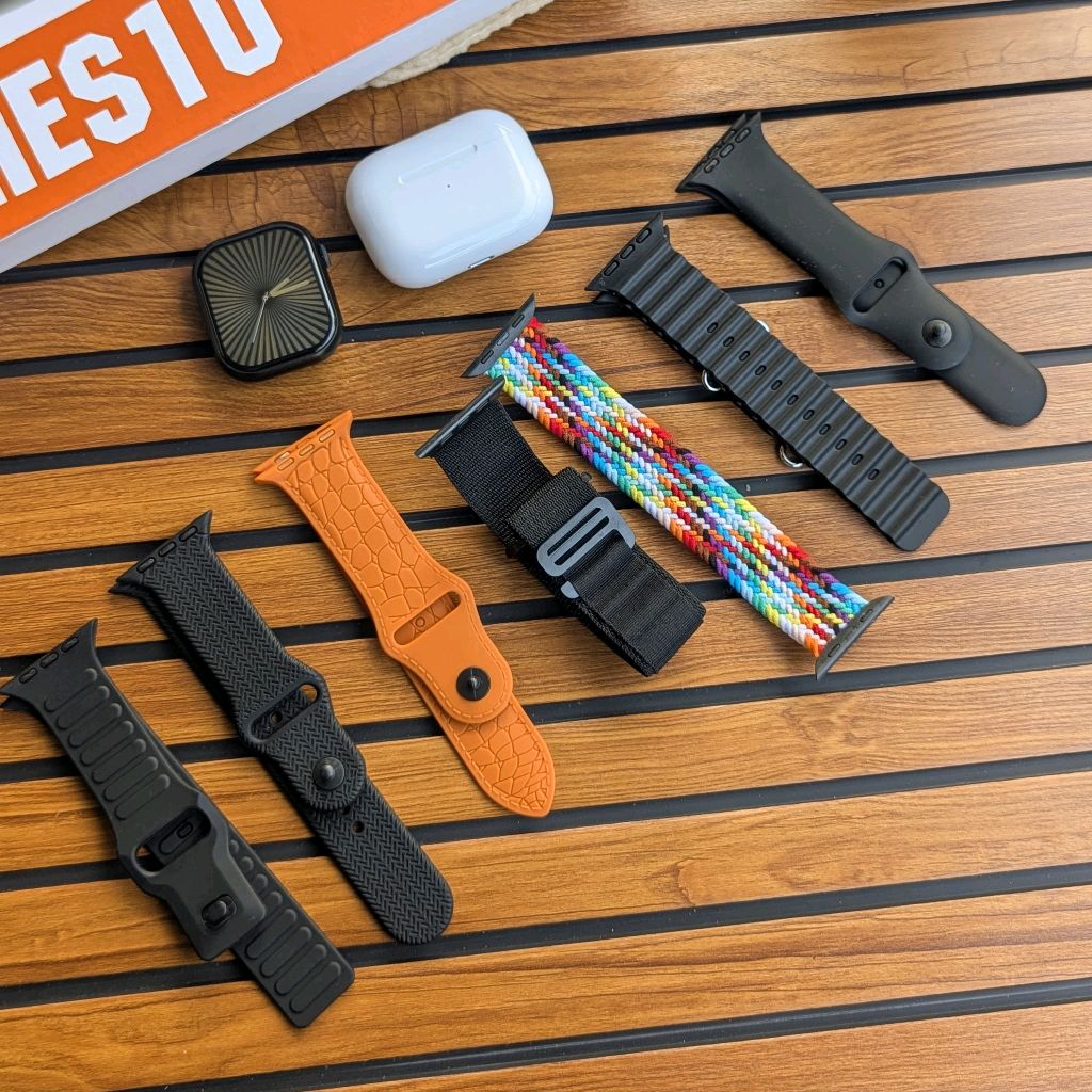 Series10 7/1+Airpords Combo Smart Watch with charger and protector