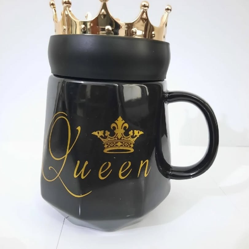 King & Queen Couple Mugs Set