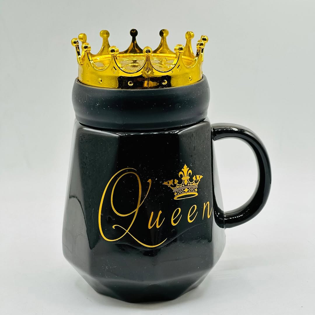 King & Queen Couple Mugs Set